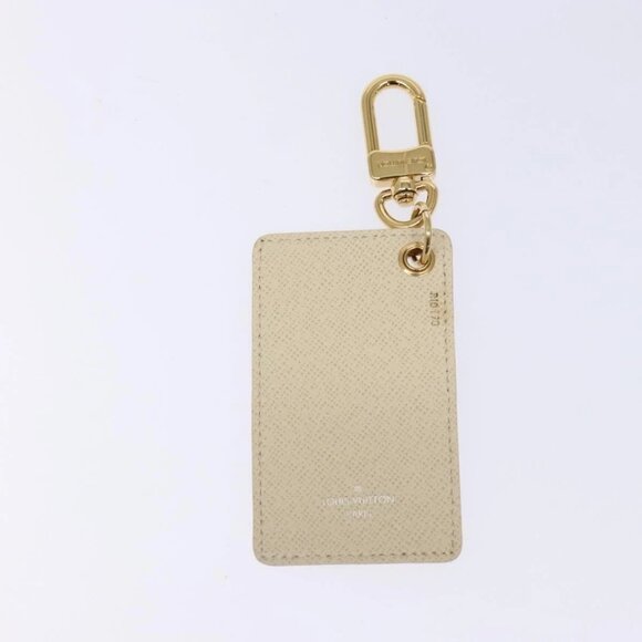 LOUIS VUITTON Damier Azur Porte Cles Afish Key Ring M66178 LV Auth 141200 - Picture 5 of 9